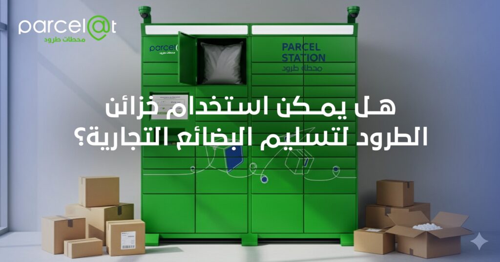 رجل أعمال يستلم طردًا من محطة طرود في السعودية